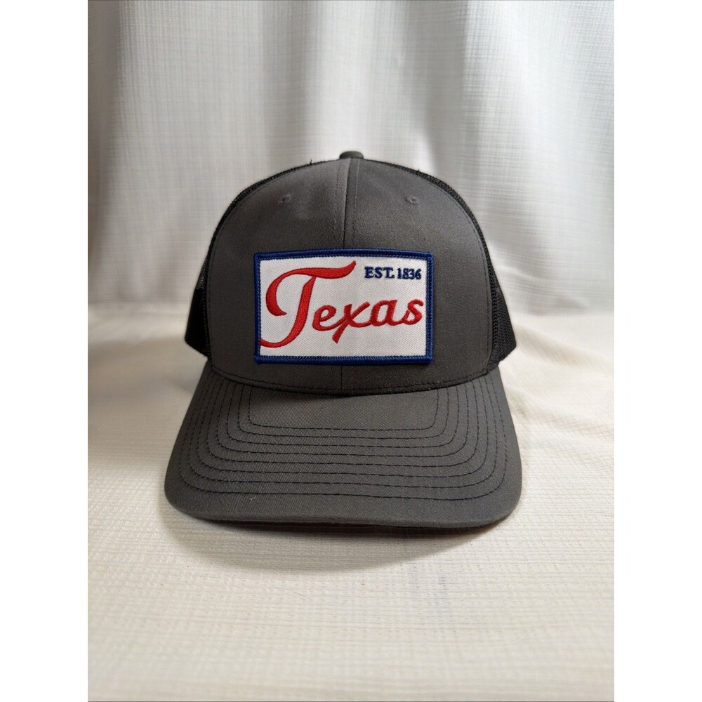NWOT Last Stand Texas EST 1836 Script Richardson 112 Trucker Hat